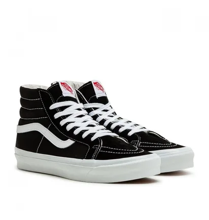 Vans Vault OG Sk8-Hi LX (Schwarz / Weiss)