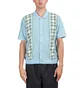 Obey Monument Button-Up Polo (Blau / Creme)