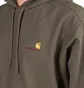 Carhartt WIP Hooded American Script Sweatshirt (Grün)