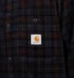 Carhartt WIP Flint Shirt Breck Check Print (Blau / Schwarz)