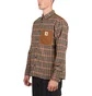 Carhartt WIP L/S Asher Shirt Check Leather (Braun / Orange)