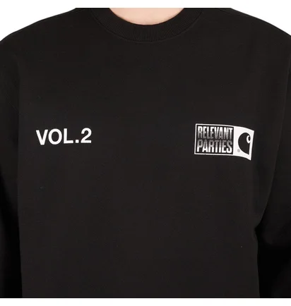 Carhartt WIP x Relevant Parties Vol 2 Sweat (Schwarz / Weiß)