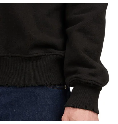 Han Kjobenhavn Distressed Crew Logo (Schwarz)