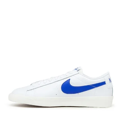Nike Blazer Low Leather (Weiß / Blau)
