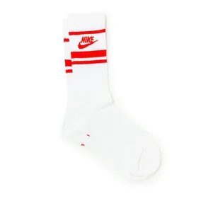Nike Essential Crew Socks 3 Pack (Weiß / Rot)