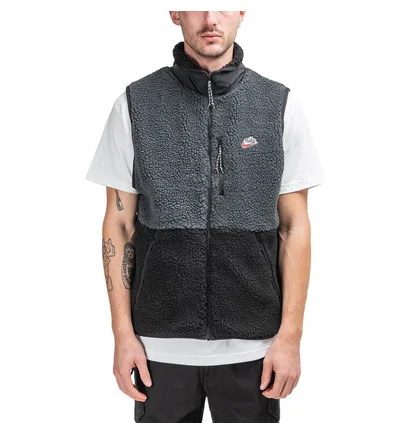 Nike Fleece Vest (Schwarz / Grau)