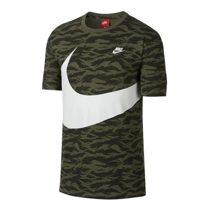 Nike Sportswear T-Shirt (Oliv / Weiß)