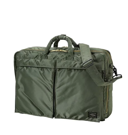 Porter by Yoshida 3Way Briefcase (Olive)