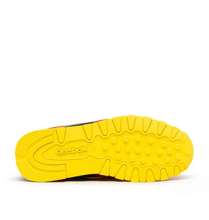 Reebok x Jurassic Park CL Leather (Rot / Gelb)