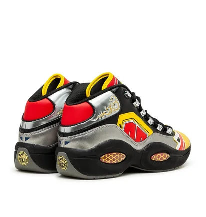 Reebok x Power Rangers Question Mid (Schwarz / Multi)