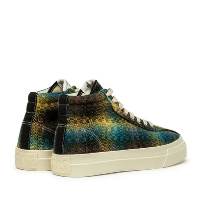 Stepney Workers Club Varden M Wool Check (Braun)
