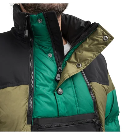 The North Face Steep Tech Down Jacket (Khaki / Schwarz)