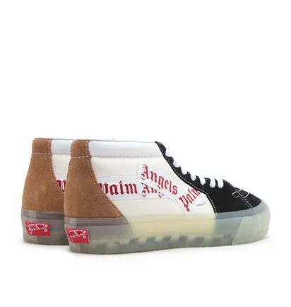 Vans Vault x Palm Angels Sk8-Mid VLT LX (Beige / Schwarz)