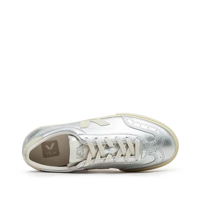 Veja Volley Leather (Silber / Beige)