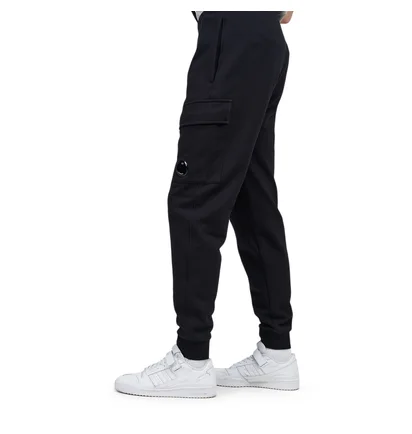 C.P. Company Diagonal Raised Fleece Sweatpants (Schwarz)