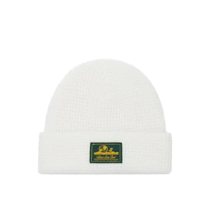 Aimé Leon Dore Waffle Knit Beanie (Weiß)