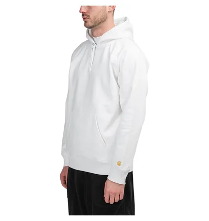 Carhartt WIP Hooded Chase Sweatshirt (Weiß)