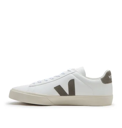 Veja Campo Chromefree Leather (Weiß / Khaki)