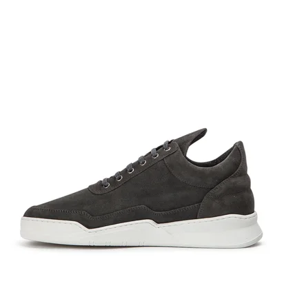 Filling Pieces Low Top Ghost Waxed Suede (Dunkelgrau)