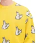 FR2 Rabbits Pattern Knit Top (Gelb)