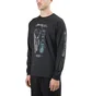 Stüssy Autumn Masks Pig. Dyed LS Tee (Schwarz)