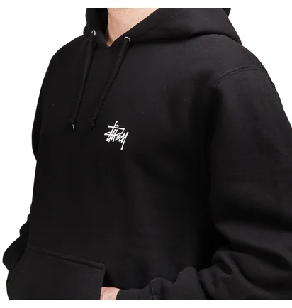 Stüssy Basic Stüssy Hood (Schwarz)