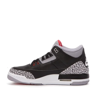 Air Jordan 3 Retro OG 'Black Cement' (Schwarz / Grau / Rot)