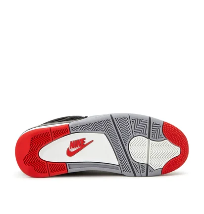 Air Jordan 4 Retro 'Black Cement' (Schwarz / Rot)
