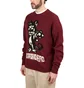 Brain Dead Meow Knit Sweater (Dunkelrot)