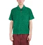 Brain Dead Knit Check Half Zip Shirt (Grün)