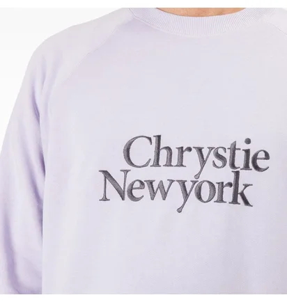 Chrystie NYC Chrystie Premium Newyork Crewneck (Lavendel)