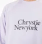 Chrystie NYC Chrystie Premium Newyork Crewneck (Lavendel)