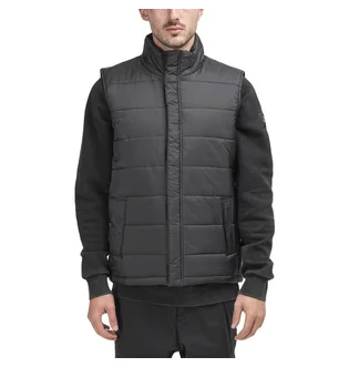 Chrystie NYC OG Logo Puffer Vest (Schwarz)