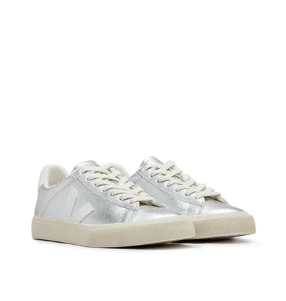 Veja WMNS Campo Chromefree Leather (Silber)