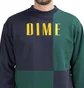 Dime Block Terry Crewneck (Navy / Grün)