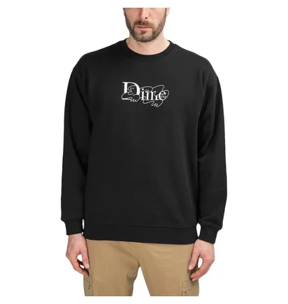 Dime Chilling Classic Logo Crewneck (Schwarz)