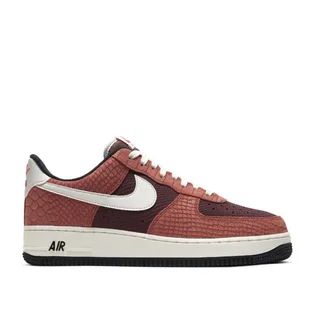 Nike Air Force 1 Premium (Rot / Beige)