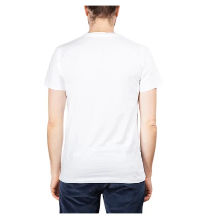 Norse Projects Niels Spinnaker Logo T-Shirt (Weiß)