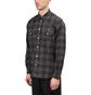 Norse Projects Villads Brushed Flannel Shirt (Navy / Gelb)