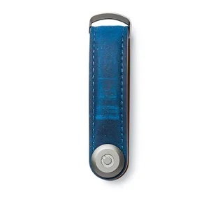 Orbitkey Crazy Horse Leather Key Organiser (Navy)