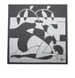 Parra Lost Seeds Kitchen Towel (Schwarz / Weiß)
