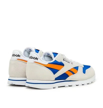 Reebok x Bronze 56k Classic Leather (Cream / Blau / Orange)