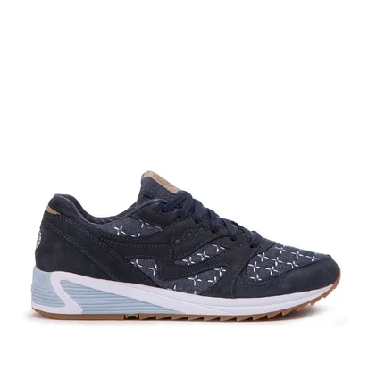Saucony x UP THERE GRID 8000 'SASHIKO' (Navy)