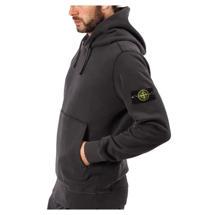Stone Island Hooded Sweater (Grau)