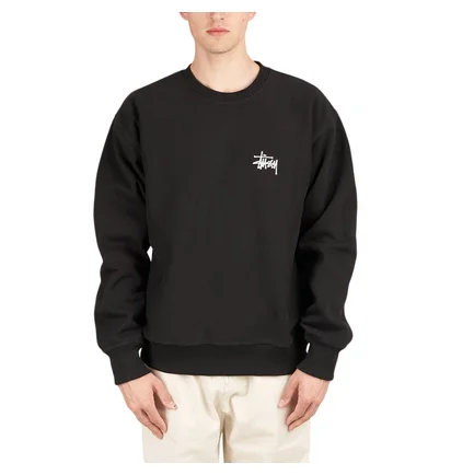 Stüssy Basic Stüssy Crew (Schwarz)