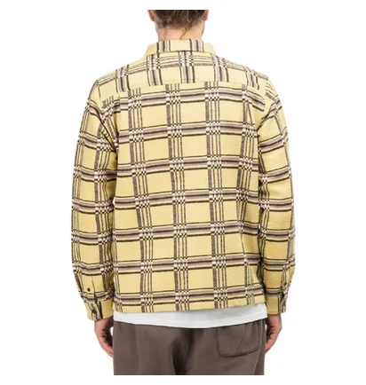 Stüssy Langley Plaid Shirt (Khaki / Beige)