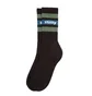 Stüssy SP19 Stripe Crew Socks (Schwarz / Olive)