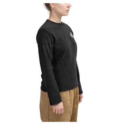 Stüssy WMNS Terra Polar Fleece Longsleeve (Schwarz)