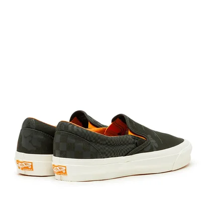 Vans Vault x Porter by Yoshida OG Classic Slip-On (Olive / Orange)