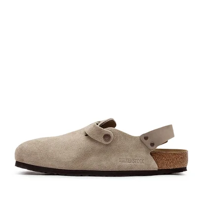 Birkenstock Tokio ll Suede Leather Regular (Grau)